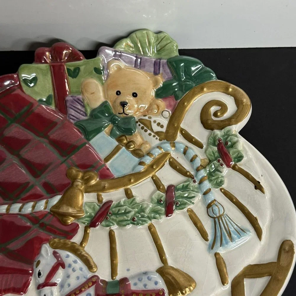 Ceramic Christmas Decorative Plate 12